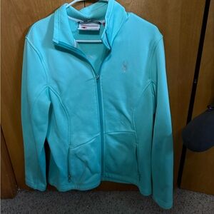Spyder Mint Green Zip-Up Jacket